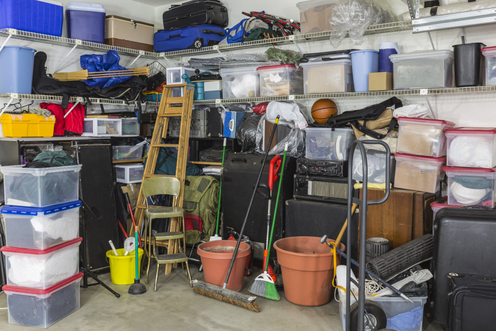 Clutter in garage