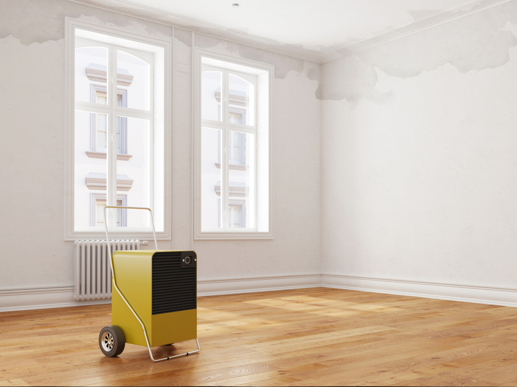 dehumidifier in room