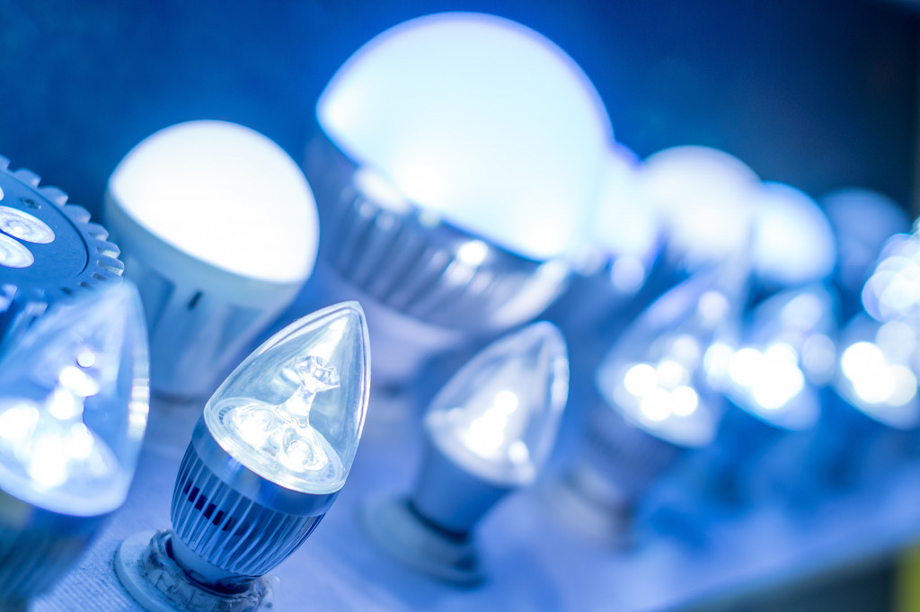 An image of various lightbulbs